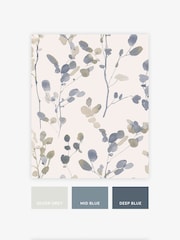 Natural Blue Honesty Leaf 10M Wallpaper - Image 3 of 5