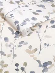 Natural Blue Honesty Leaf 10M Wallpaper - Image 5 of 5