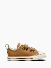 Converse Brown Chuck Taylor Cozy Leather Low Trainers - Image 1 of 5