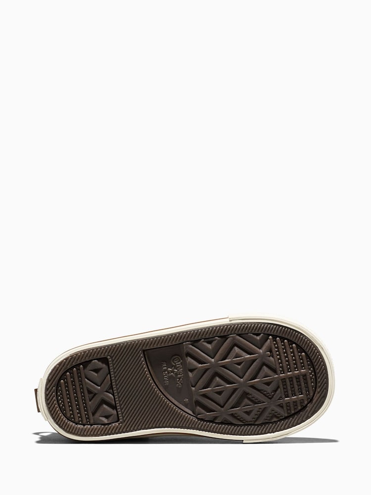 Converse Brown Chuck Taylor Cozy Leather Low Trainers - Image 5 of 5 Converse Brown Chuck Taylor Cozy Leather Low Trainers - Image 5 of 5