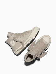 Converse Chuck Taylor EVA Lift Cozy Leather High Trainers - صورة 5 من 6