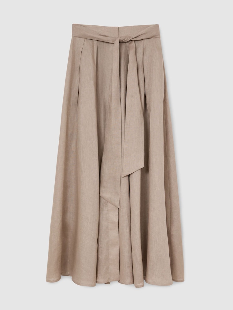 Reiss Taupe Brown Jackie Skirts - Image 2 of 7 Reiss Taupe Brown Jackie Skirts - Image 2 of 7