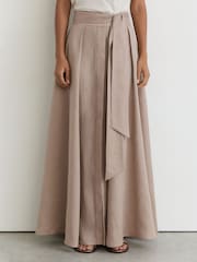 Reiss Taupe Brown Jackie Skirts - Image 3 of 7