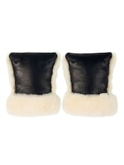 BINIBAMBA Milk Sheepskin Buggy Mitts - Image 1 of 4