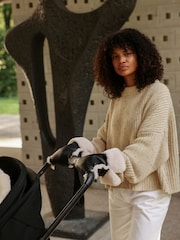 BINIBAMBA Milk Sheepskin Buggy Mitts - Image 4 of 4