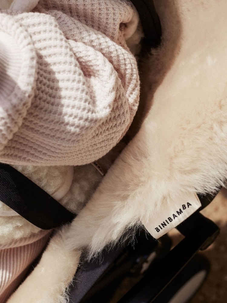 BINIBAMBA Peanut Sheepskin Snuggler - Image 2 of 3
