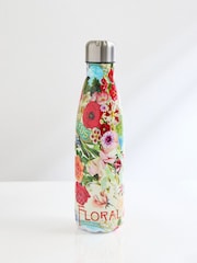 Love & Roses x RHS Floral Motif Water Bottle - Image 1 of 3