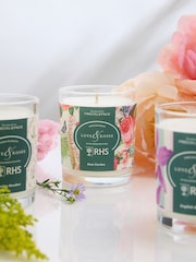 Love & Roses x RHS Rose Garden Freckleface 1 Wick Candle - Image 2 of 3