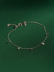 The Diamond Store Green 9K Yellow Gold Vivara Lab Emerald Diamond Necklace Set - Image 2 of 6