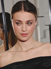 The Diamond Store White Stellato Huggie Drop Lab Diamond Earrings 1.00ct in 9K Gold - Image 6 of 7