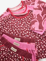 Rouge/Rose - Ensemble pyjama à manches longues Desmond & Dempsey pour enfants 3 - Image 14 de 18