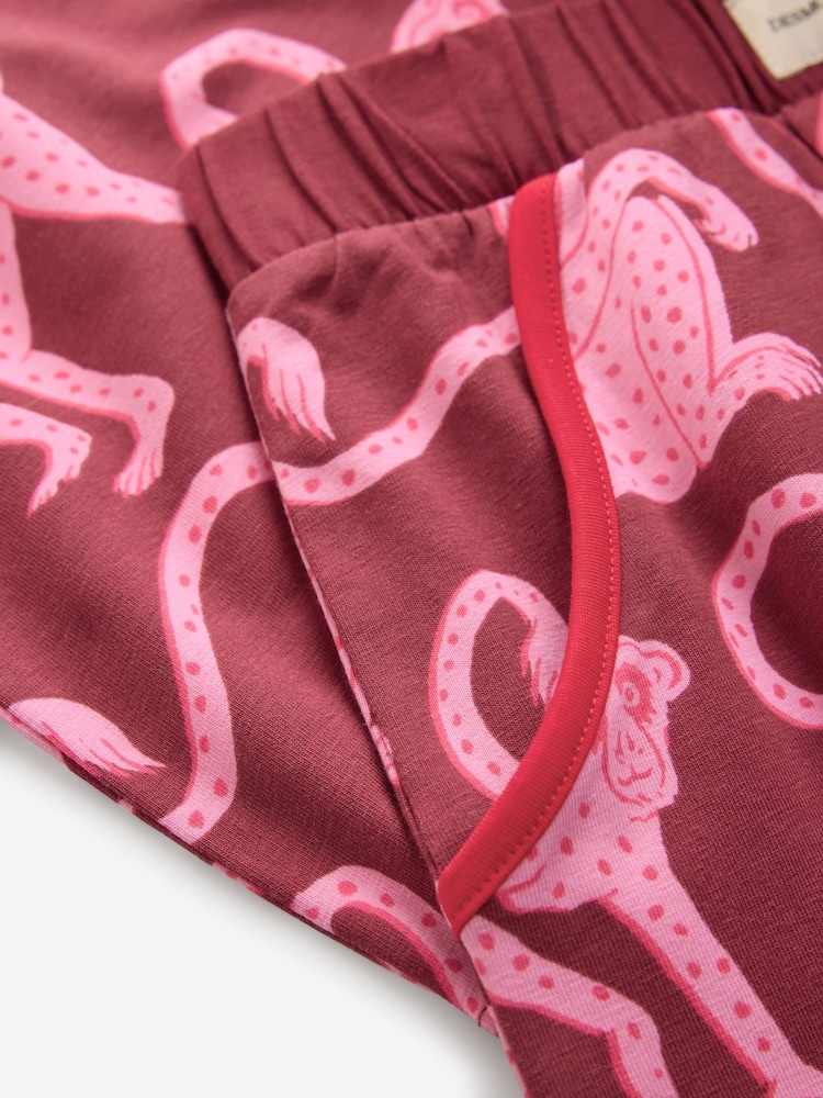 Rouge/Rose - Ensemble pyjama à manches longues Desmond & Dempsey pour enfants 3 - Image 18 de 18