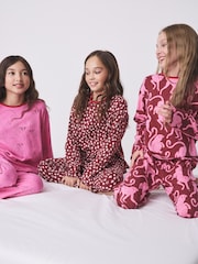 Rouge/Rose - Ensemble pyjama à manches longues Desmond & Dempsey pour enfants 3 - Image 6 de 18