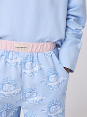 Rose/Bleu - Ensemble pyjama à manches longues Desmond & Dempsey pour enfants 3 - Image 10 de 18