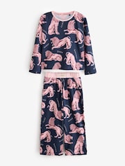 Rose/Bleu - Ensemble pyjama à manches longues Desmond & Dempsey pour enfants 3 - Image 11 de 18