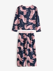 Rose/Bleu - Ensemble pyjama à manches longues Desmond & Dempsey pour enfants 3 - Image 13 de 18