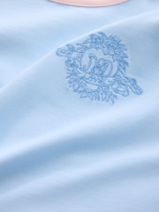 Rose/Bleu - Ensemble pyjama à manches longues Desmond & Dempsey pour enfants 3 - Image 17 de 18