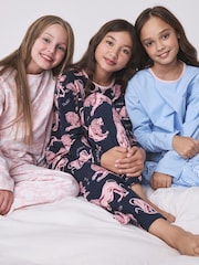 Rose/Bleu - Ensemble pyjama à manches longues Desmond & Dempsey pour enfants 3 - Image 5 de 18