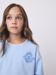 Rose/Bleu - Ensemble pyjama à manches longues Desmond & Dempsey pour enfants 3 - Image 6 de 18