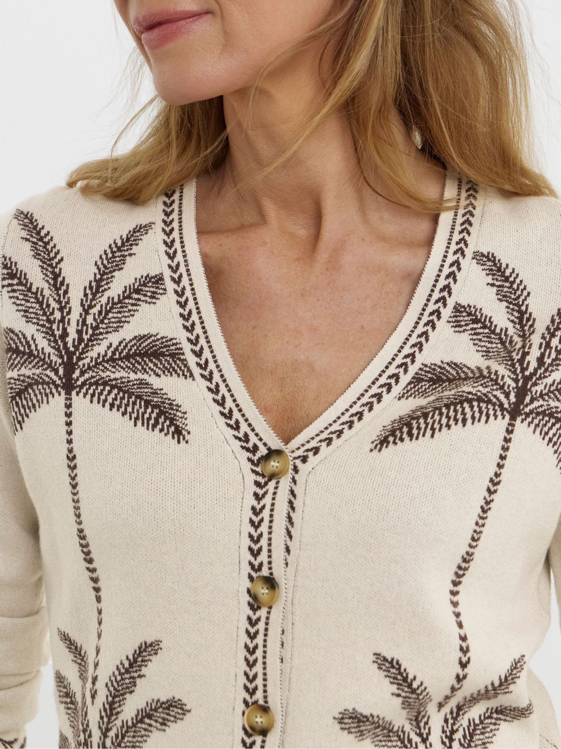 Buy JD Williams Natural Graphic Knitted Cardigan from the Next UK