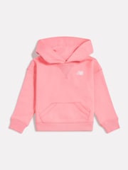 New Balance Pink Small Logo FT Hoodie - Image 1 of 3