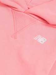 New Balance Pink Small Logo FT Hoodie - Image 3 of 3