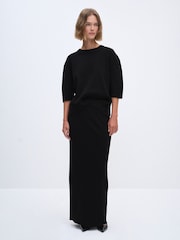 The Set Skirt & T-Shirt Co-ord Set Black - Image 1 of 12
