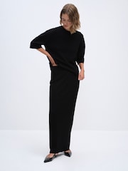 The Set Skirt & T-Shirt Co-ord Set Black - Image 3 of 12