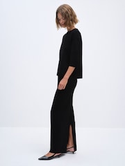 The Set Skirt & T-Shirt Co-ord Set Black - Image 5 of 12