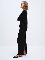 The Set Skirt & T-Shirt Co-ord Set Black - Image 6 of 12