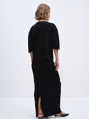 The Set Skirt & T-Shirt Co-ord Set Black - Image 7 of 12