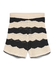 VERO MODA Cream Crochet Shorts - Image 1 of 2