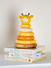 Jojo Maman Bébé Giraffe Wooden Toy Stacker - Image 1 of 4