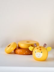 Jojo Maman Bébé Giraffe Wooden Toy Stacker - Image 3 of 4