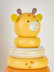 Jojo Maman Bébé Giraffe Wooden Toy Stacker - Image 4 of 4