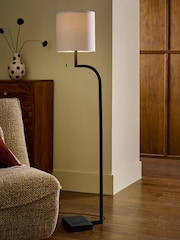 Black Hanbury Floor Lamp - Image 1 of 5