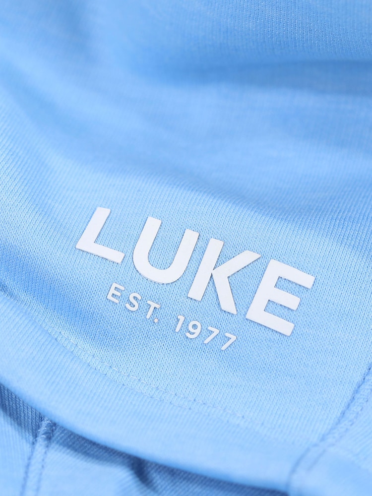 Luke 1977 Sky Blue Staggering Shorts - Image 7 of 7