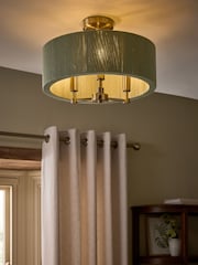 Sage Green Yale Semi Flush String Ceiling Light - Image 2 of 5