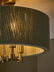 Sage Green Yale Semi Flush String Ceiling Light - Image 3 of 5