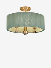 Sage Green Yale Semi Flush String Ceiling Light - Image 4 of 5