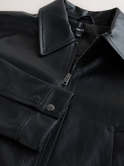 Black Faux Leather Jacket - Image 3 of 3
