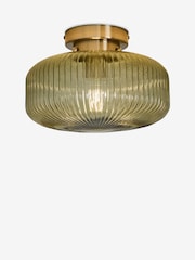 Green Lexington 1 Light Flush Fitting Ceiling Light - Image 1 of 2