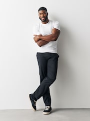 White Muscle Fit Essential Cotton T-Shirt - Image 2 of 5
