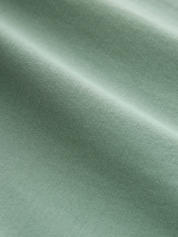 Green Muscle Fit Essential Cotton T-Shirt - Image 2 of 3