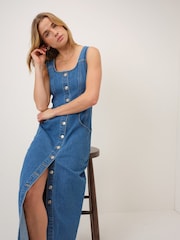Nobodys Child Blue Quays Midi Dress - Image 3 of 5