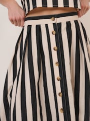 Nobodys Child Button Through Midaxi Skirt - 5的图像4｝