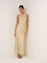 Nobodys Child Yellow Zahara Midaxi Dress - Image 1 of 5