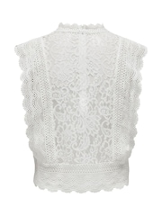ONLY White Sleeveless Lace Top - Image 7 of 7