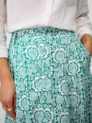 Crew Clothing Green Ella Midi Skirt - Image 4 of 5