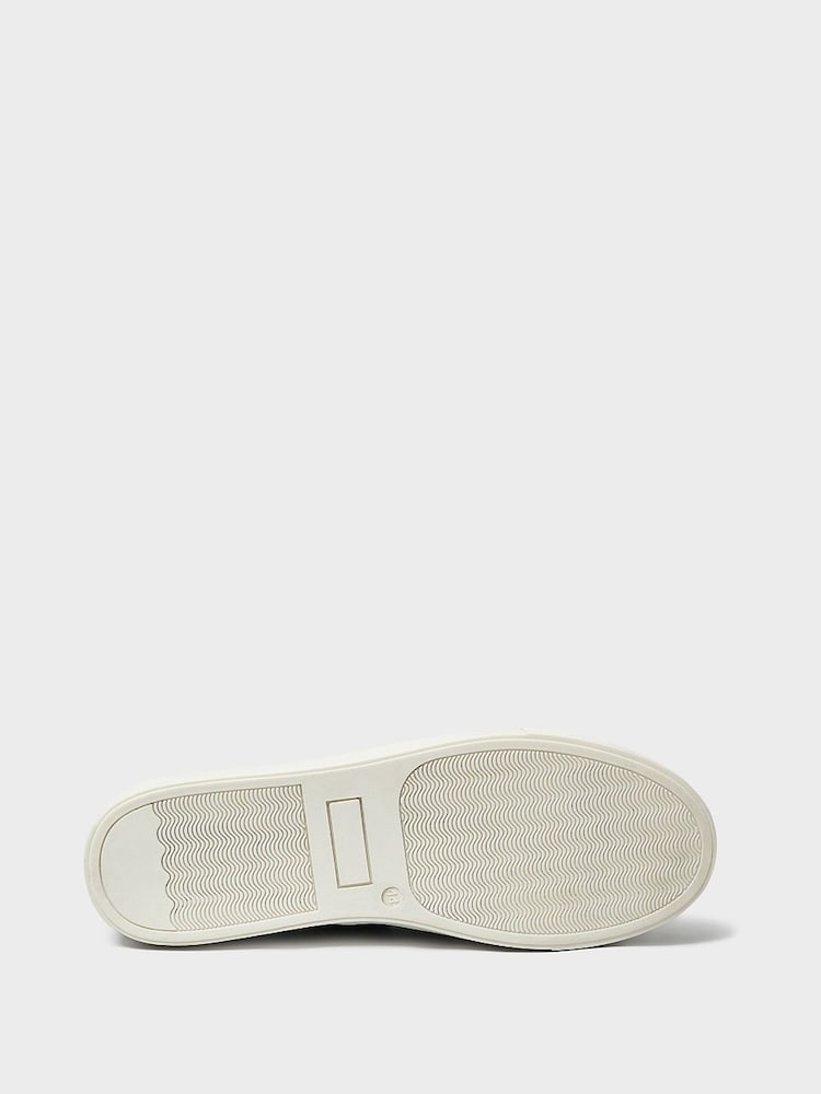 Crew Clothing Blue Washed Canvas Boat Shoes - Image 4 of 4 Crew Clothing Blue Washed Canvas Boat Shoes - Image 4 of 4